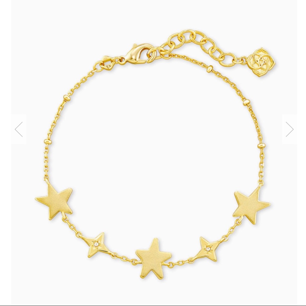 Kendra Scott “Jae” Star Bracelet in Gold